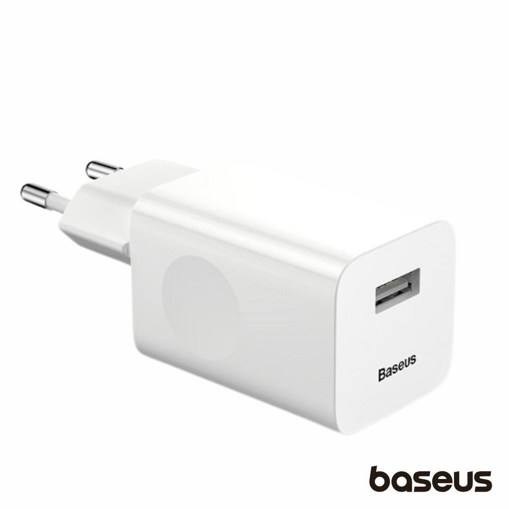 Alimentador USB-A PD 24W 3A Quick charge 3.0 - Branco
